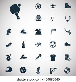 Set of twenty seven sport icons