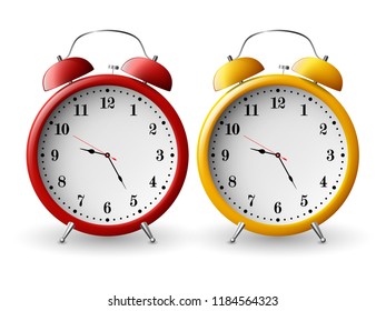 Set of two alarm clocks