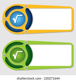 set of two boxes for entering text with radix symbol