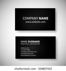 Set of two business cards geometric design template. Banner design template. Corporate style design template.