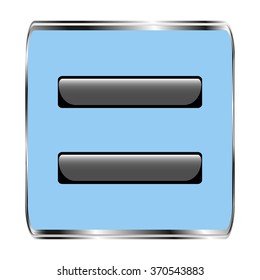 set of two buttons for website, vector illustration