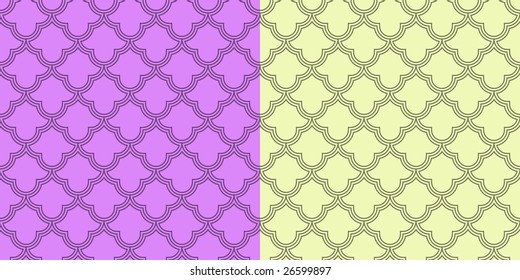 set of two colored abstract background patterns