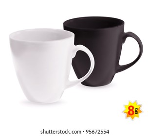 Set of two cups. Mesh only design.