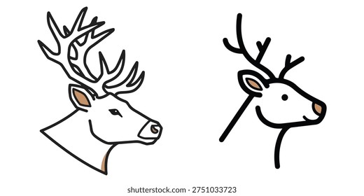 Set two distinct deer