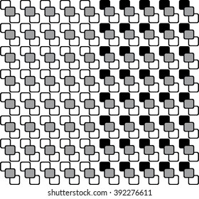 Set two fun patterns with white grey and black decorations