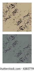 A set of  two matching abstract backgrounds in different color tones.