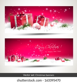 75,338 Christmas banner horizontal Images, Stock Photos & Vectors ...