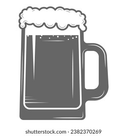 Set of Two-color Beer Craft Icons.. Item 9