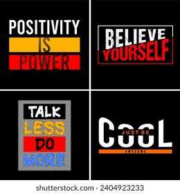 establecer citas de tipografía para camiseta impresa