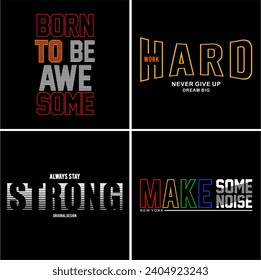 establecer citas de tipografía para camiseta impresa