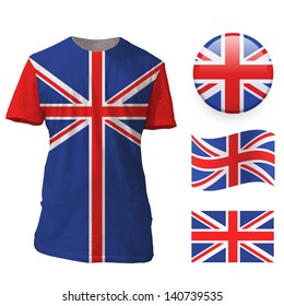 Set of UK design. Vector design.