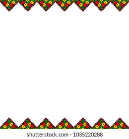 set of Ukrainian ornament, folk art