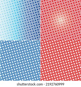 Set Of Unique Seamless Vector Repeat Pattern