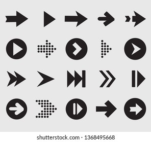  set of unique vector arrows and elements - Vector