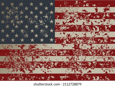 Set of United Stated flag