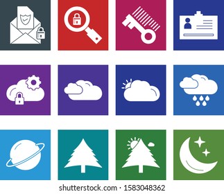 Set Of Universal 12 Icons for your project
