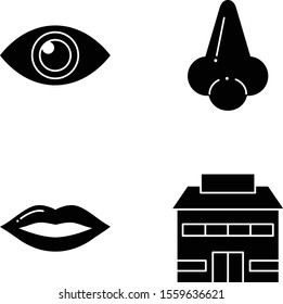 Set Of Universal 4 Icons for your project
