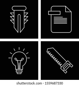  Set Of Universal 4 Icons for your project
