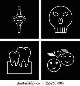 Set Of Universal 4 Icons for your project
