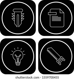  Set Of Universal 4 Icons for your project
