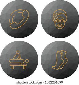 Set Of Universal 4 Icons for your project
