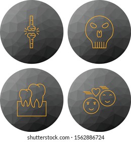 Set Of Universal 4 Icons for your project
