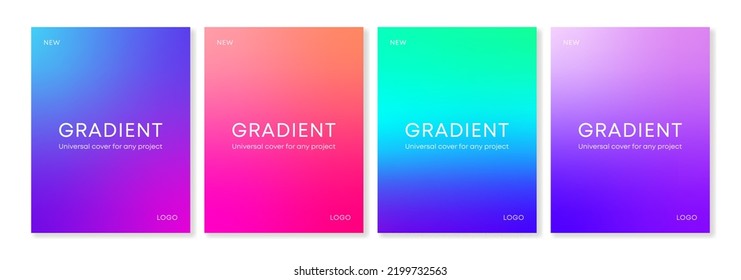 Set of universal cover for any project. For brochures, booklets, banners, catalogs, business cards, wallpapers, social media and other projects. For web and print.
