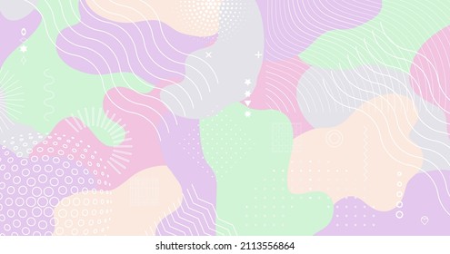 Set of universal geometric shapes. A combination of halftone elements with a vibrant turquoise and pink composition, isolated on a white background. Elements for web, vintage, advertising, commercial 