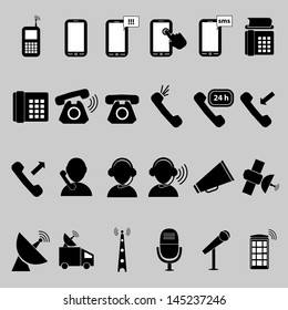 A set of universal icons