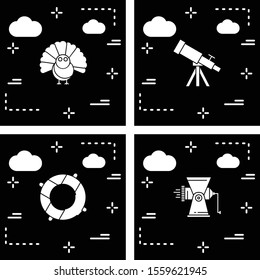 Set Of Universal Icons For Mobile Application and websites
