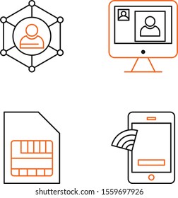 Set Of Universal Icons For Mobile Application and websites
