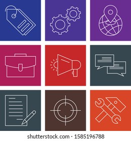 Set Of Universal Icons For Mobile Application and websites

