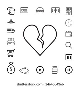 Set of universal icons for web and mobile