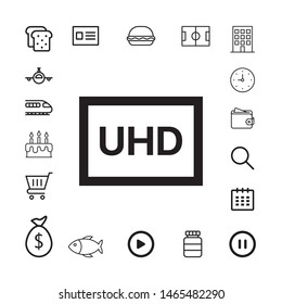 Set of universal icons for web and mobile