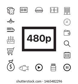 Set of universal icons for web and mobile