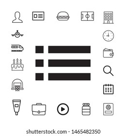 Set of universal icons for web and mobile