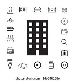 Set of universal icons for web and mobile