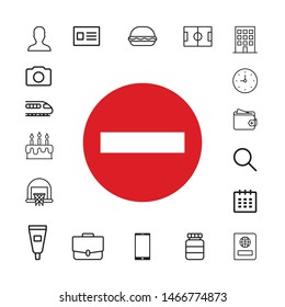 Set of universal icons for web and mobile