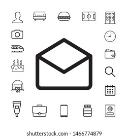 Set of universal icons for web and mobile