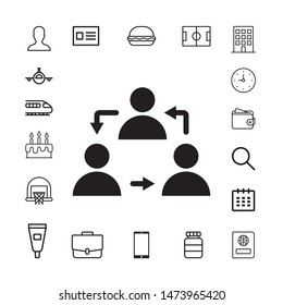 Set of universal icons for web and mobile