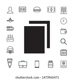 Set of universal icons for web and mobile