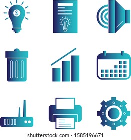 Set Of Universal Icons for your project
