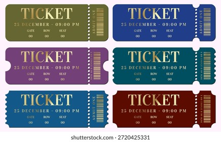 Un conjunto de boletos multicolores universales con códigos de barras desprendibles está diseñado para la gestión y el control conveniente de los visitantes en una amplia variedad de eventos. Estas entradas son adecuadas para conciertos, festivales, teatros, proyecciones de películas, exposiciones, seminarios, conferencias, fiestas de club, loterías y eventos promocionales. El código de barras de desprendimiento facilita la autenticación, el seguimiento de la entrada y el registro rápido de los huéspedes, lo que reduce el riesgo de errores y reutilización. El diseño multicolor ayuda a distinguir visualmente las categorías de visitantes, las zonas de acceso o los días de eventos. Los tickets son compactos, prácticos y fáciles de usar tanto manualmente como con escáneres, lo que garantiza un control confiable y una organización profesional.