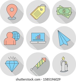 Set of Universal Pixel Perfect Icons for your project
