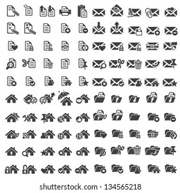 Set of universal web vector icons