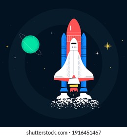 Set of Universe Infographics - Solar system, Planets comparison, Sun and Moon Facts, Space Junk made by man, Big Bang Theory, Galaxies Classification, Milky Way Rocket etc.