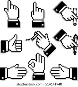 Set of unusual executive cursor hands. See other options in my portfolio.