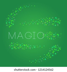 Set of useful magical glitter effect
