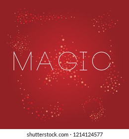 Set of useful magical glitter effect
