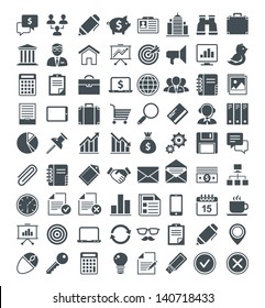 Set of useful vector icons. Vector pictograms. Vector signs.